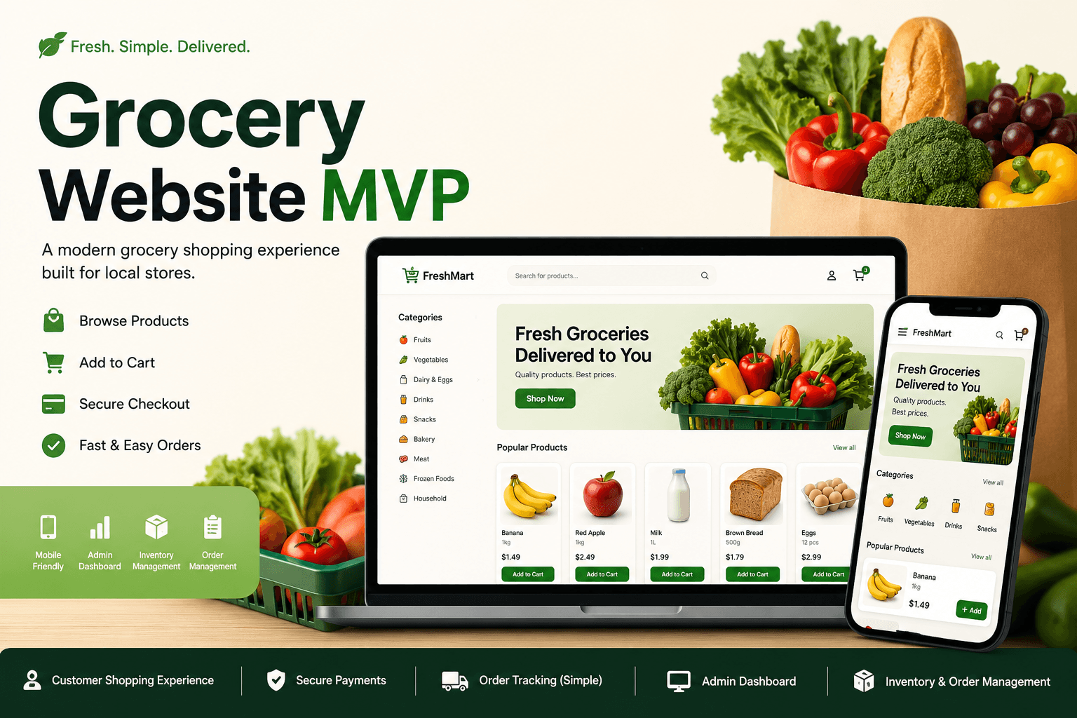 Grocery Website MVP